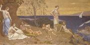Pierre Puvis de Chavannes Pastoral oil painting